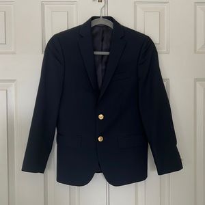 Boy’s navy blue blazer. Lauren by Ralph Lauren. Size 12R.